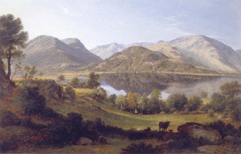 John glover Ullswater,early morning oil painting picture